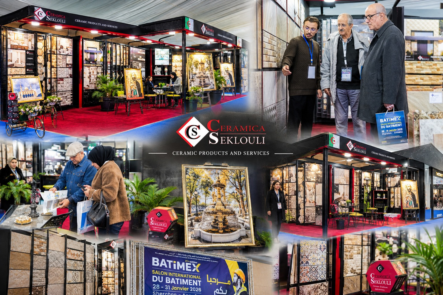 Ceramica Seklouli au salon Batimex - Annaba 2026