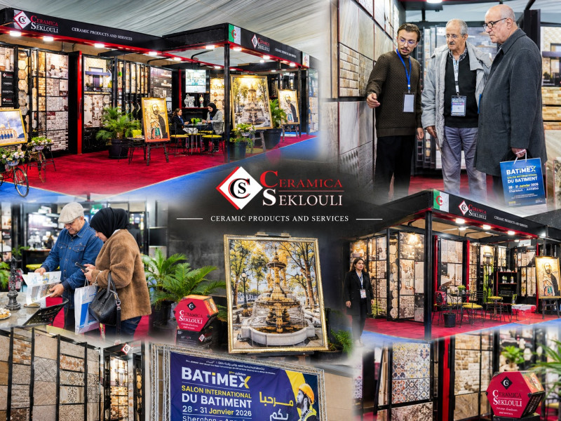 Ceramica Seklouli au salon Batimex - Annaba 2026